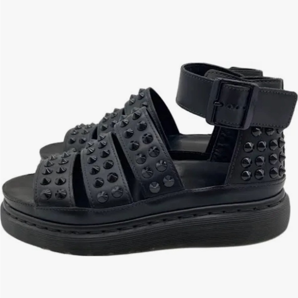 Dr Marten Liza Studded Black Sandals